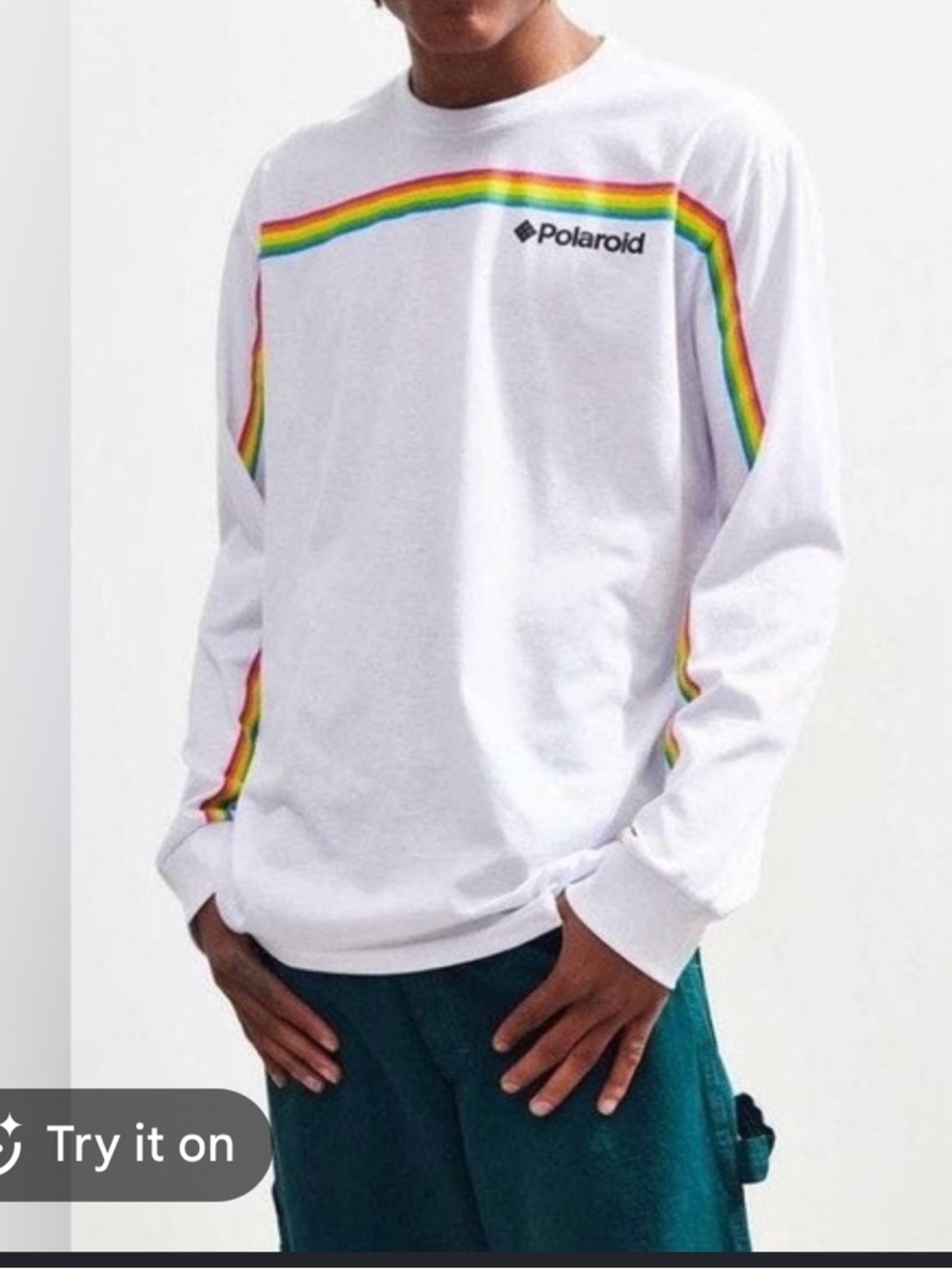 Polaroid Men’s Long Sleeve Tee Large. Could also fit a women’s XL